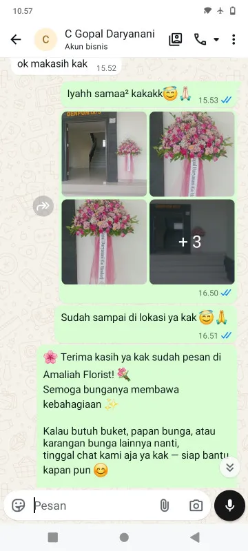Pengiriman Karangan Bunga Sukamukti Katapang